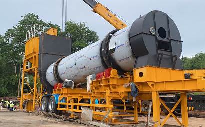 Preparations before starting the asphalt mixing plant